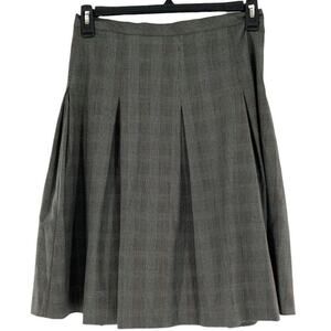 Isaac Mizrahi Skirt Womens Sz 6 Multicolor Fully Lined Pleated Back Zipper Plaid